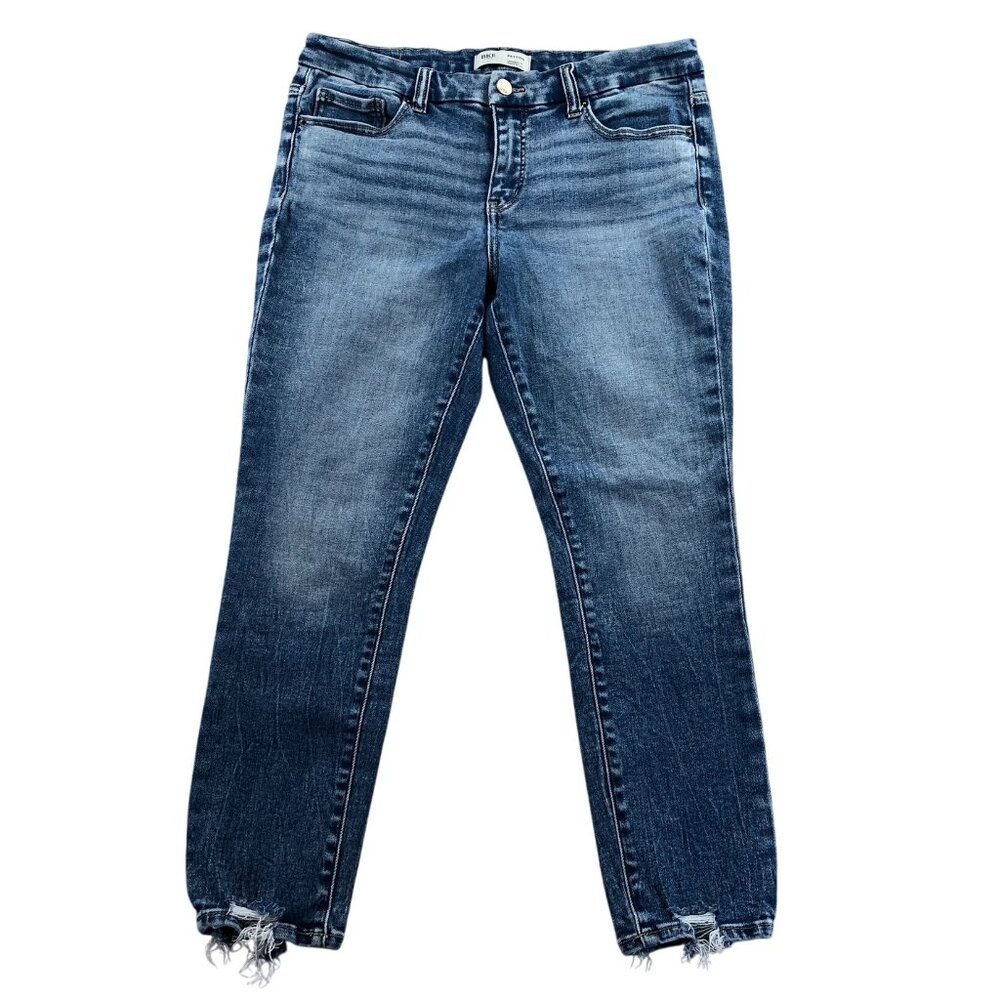 BKE Men Payton Jeans 30x27 Universal Fit Mid-Rise Ankle Skinny Frayed Hem Casual